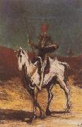 Honore  Daumier Don Quixote and Sancho Pansa china oil painting reproduction